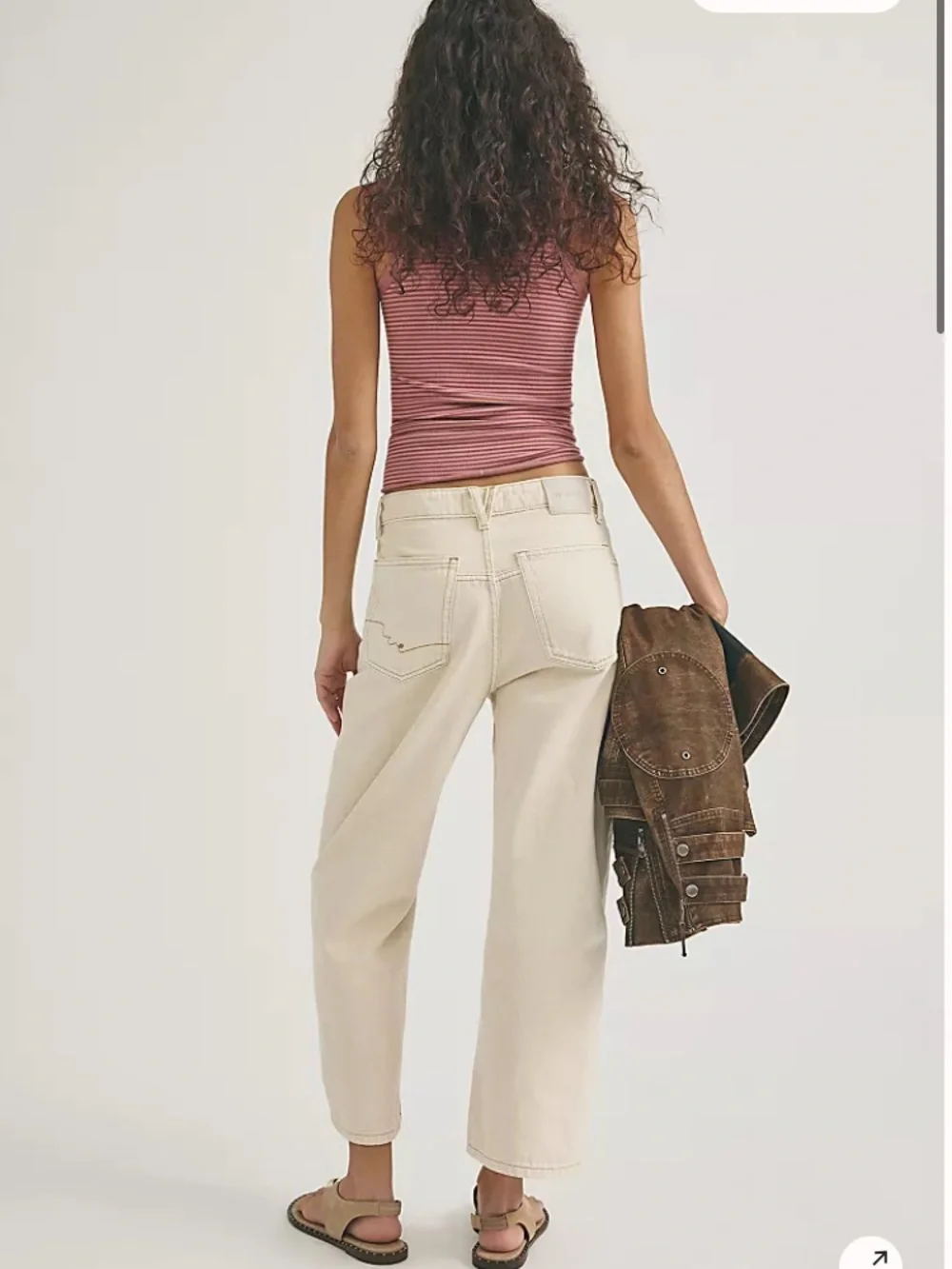 Free People Deep Trance Jeans in Cream - Picture 3 of 7